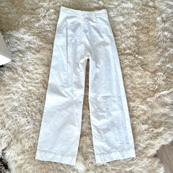 Jesse Kamm Sailor Pants in Salt (white), Size 2, Good Condition - Picture 3 of 8